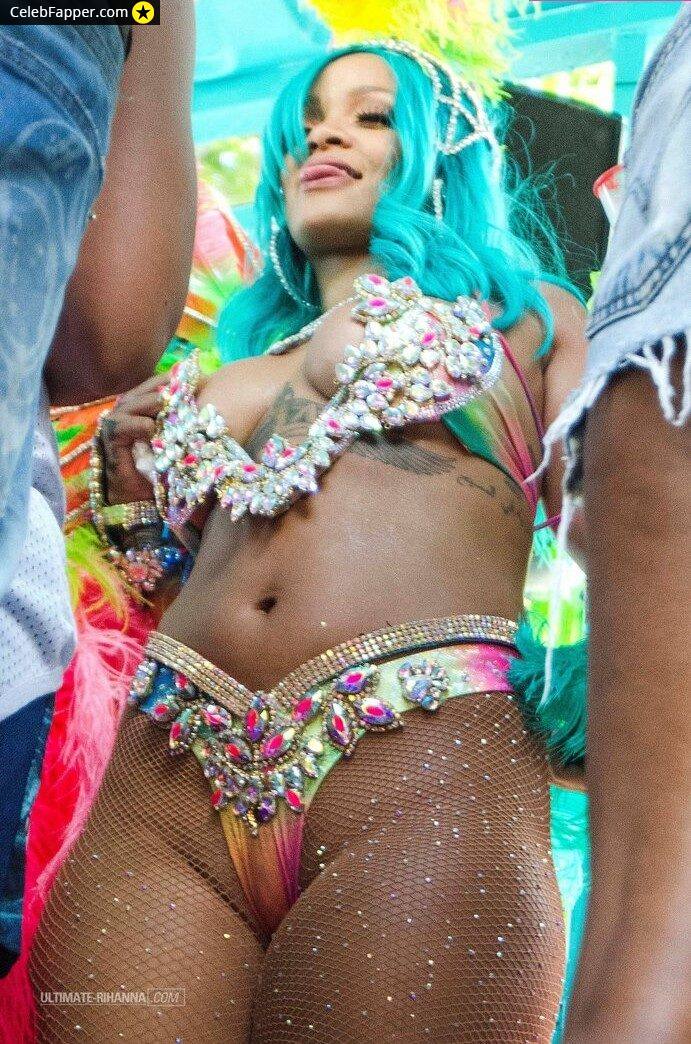 rihanna fap tits boobs breast